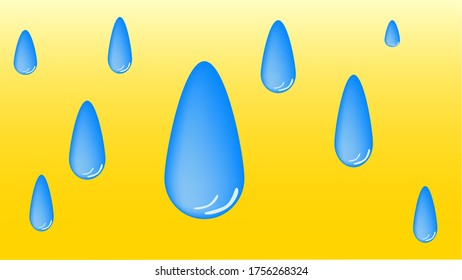Water drops vector illustration design