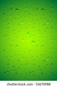 El agua cae. Ilustración del vector - eps 10