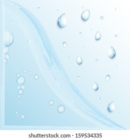 Water Drops - Vector Illustration, Graphic Design Editable For Your Design
