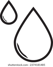 water, drops, wet, icon, symbol, sign, vector