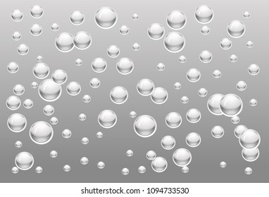 Water Drops White Background Stock Vector (Royalty Free) 1094733530 ...