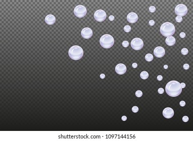 Water drops an white background