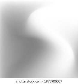 Water Dynamic Silver Wavy Calm Gradient Background. Grey Dark Liquid Monochromatic Background. Soft Blurred Aluminium Curve Blurry Texture. Fluid Metallic Sky Light Monochromatic Swirl Gradient Mesh.