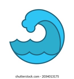Plantilla de diseño de vectores de ilustración de elemento de agua.