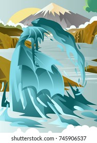 water elemental  fantasy creature