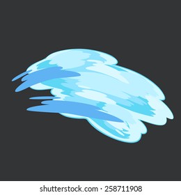 water elements for game. Vector illustration.
