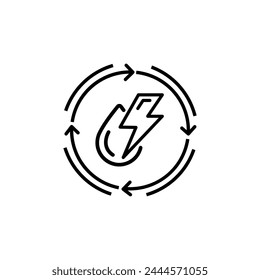 Water Energy icon or logo isolated sign symbol vector illustration - high quality black style vector icons