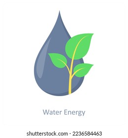 Water Energy and energy iconc oncept