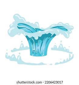 icono de recurso natural por explosión de agua