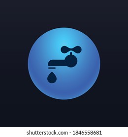 Faucet de agua - botón Icono de aplicación