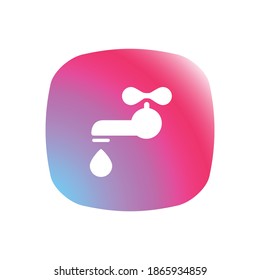 Water Faucet - App Icon Button