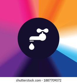 Water Faucet - App Icon Button
