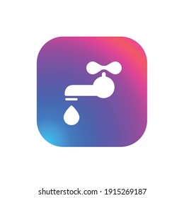 Water Faucet - App Icon Button