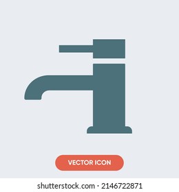 water faucet  crane tap  stopcock vector icon