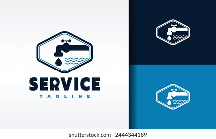 the water faucet frame logo