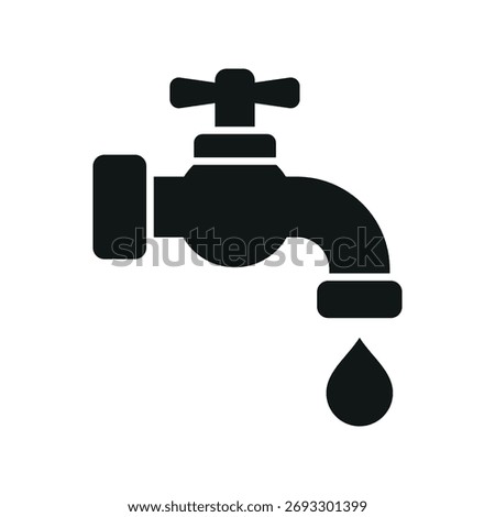 water faucet icon vector design template
