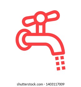 water faucet Icon Vector ilustration eps - Vector