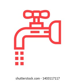 water faucet Icon Vector ilustration eps - Vector
