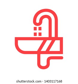 water faucet Icon Vector ilustration eps - Vector