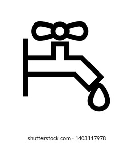 water faucet Icon Vector ilustration eps - Vector