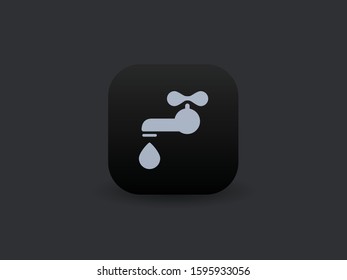 Water Faucet - Vector App Icon