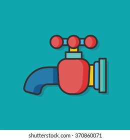 water Faucet vector icon