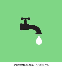 water faucet vector icon