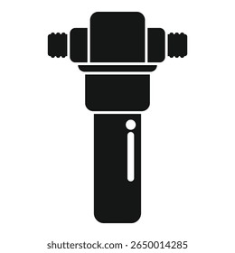 Cartucho de filtro de água substituindo ícone vetor. Ilustração simples de canalização de cartucho de filtro de água para web design isolado no fundo branco