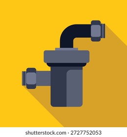 Water filter with clean water flowing through it, an essential for pure and healthy hydration