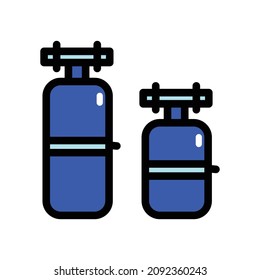 Water filter color icon. Water filter vector icon in simple style, for web design isolated on white background