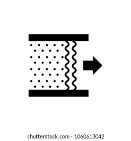 Water filter icon