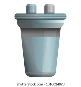 Water filter icon. Cartoon of water filter vector icon for web design isolated on white background