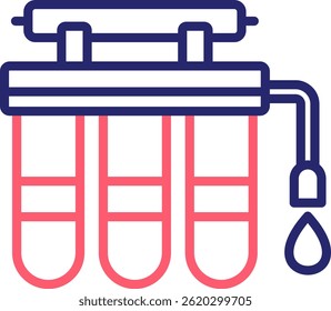Water Filter Icon Color Vector Illustration