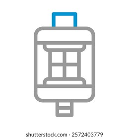 Water filter icon. Concept of water purification and filtration.
