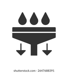 Water Filter Icon - Funnel Icon