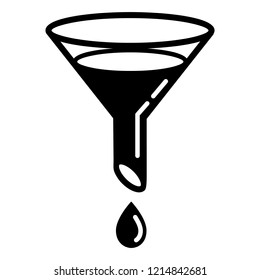 Water filter icon. Simple illustration of water filter vector icon for web design isolated on white background
