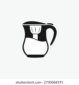 filtro de agua, icono del Filtrar de la jarra