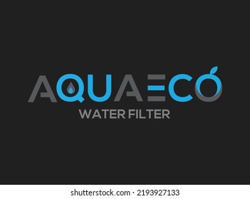 Water Filter Logo Vector Logo Image.modern