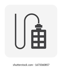 Water filter and pipeline icon design.