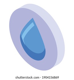 Water filter recycle factory icon. Isometric of water filter recycle factory vector icon for web design isolated on white background
