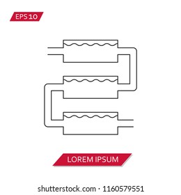 water filter vector icon symbol