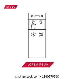 water filter vector icon symbol