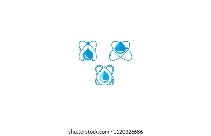 water filtering recycle logo vector icon