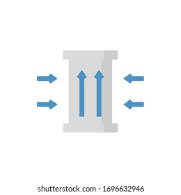 Water filtration and equipment vector icon design for water filtration graphic design element.
