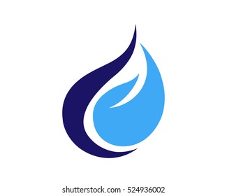 Water Flow Logo Design Template Stock Vector (royalty Free) 524936002