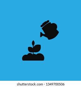 water the flowers icon vector