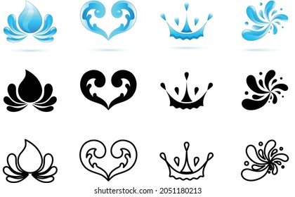 Water free vector download for commercial use. format: eps vector illustration graphic art design Water free vector download for commercial use. format: ai eps vector illustration graphic 