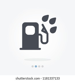 water in fuel filter vector icon