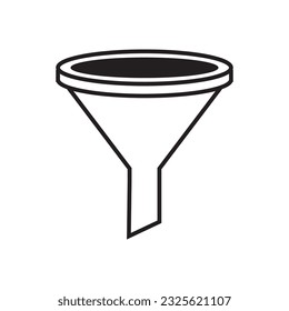 water funnel icon logo vector design template
