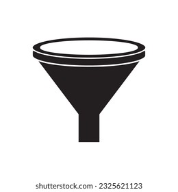 water funnel icon logo vector design template